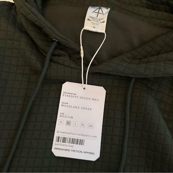 Arrowhead Tactical Men's Standoff Concealment OD Green Hoodie, Medium - Picture 10 of 11